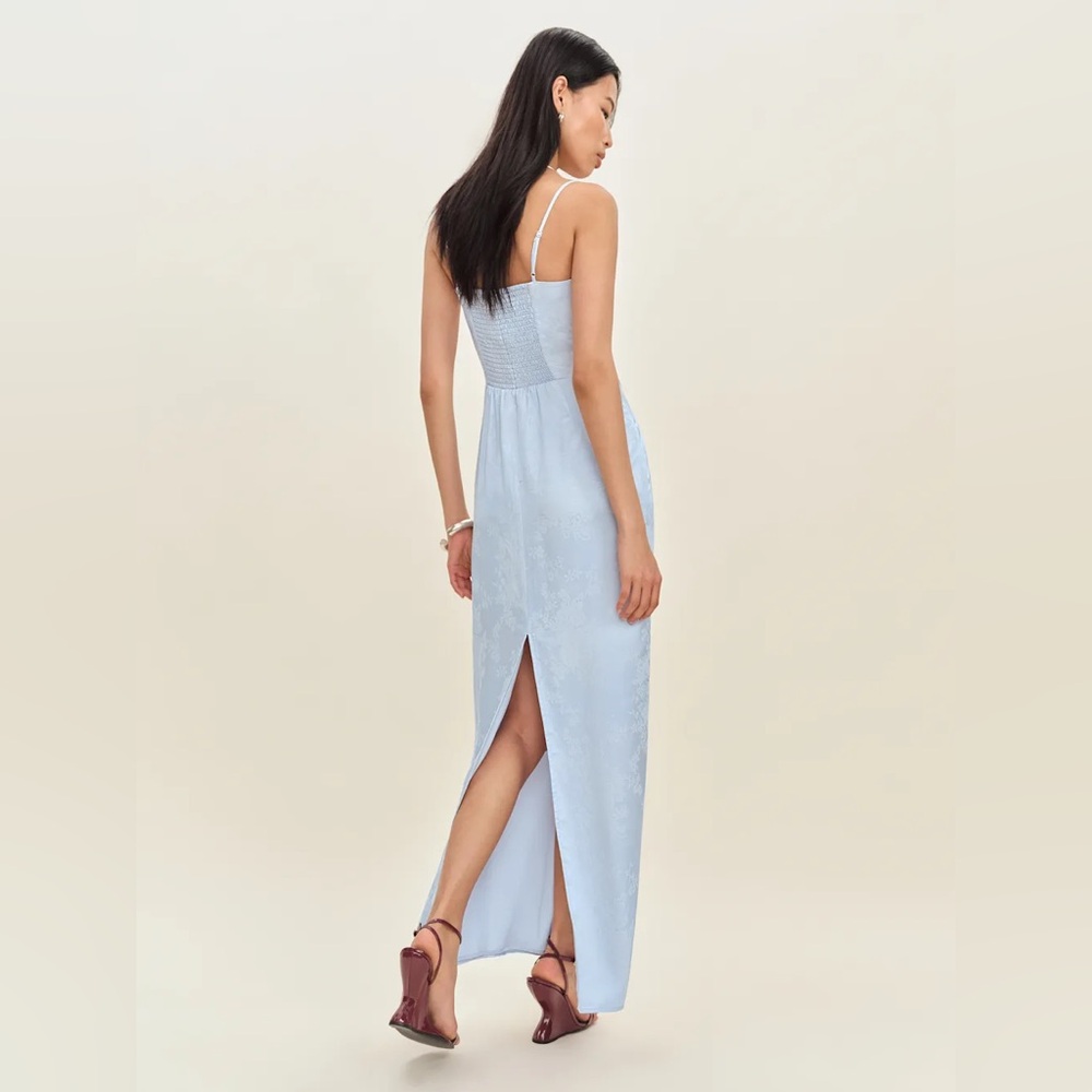 Reformation Light Blue Maxi Slip Dress - Picture 4 of 15